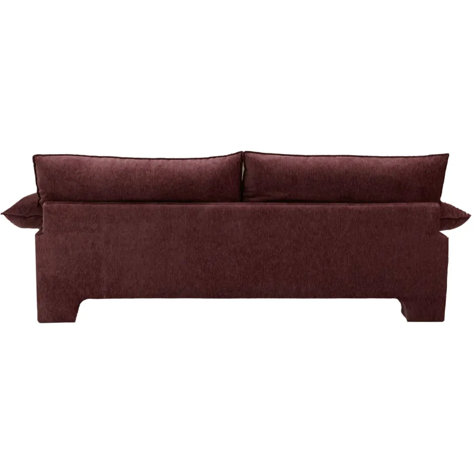 NOUS Living Woodstock 3-zitsbank donkerpaars cabernet, foto 3