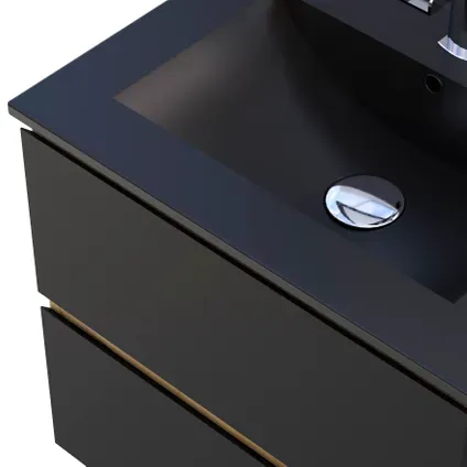 T-bath Badkamermeubelset Milenio 60cm Eiken Zwart, foto 5