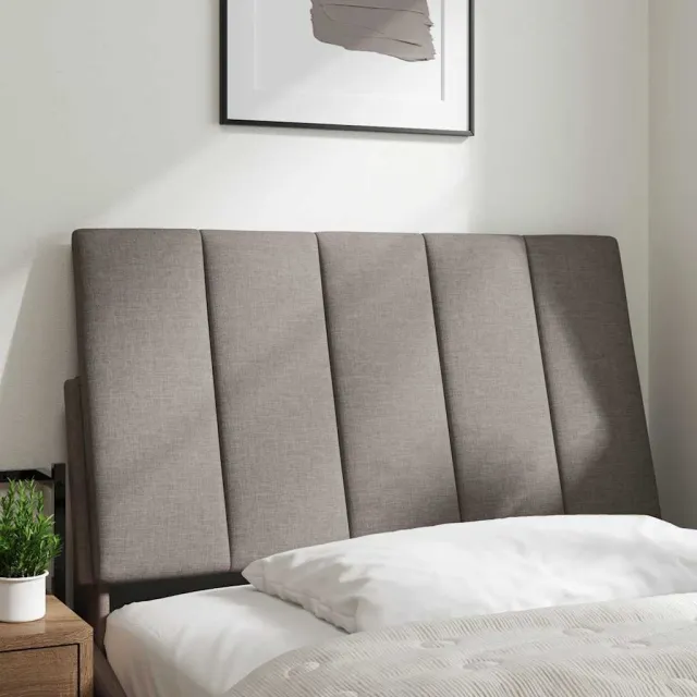 vidaXL Hoofdbordkussen "Hanko" 80 cm stof taupe