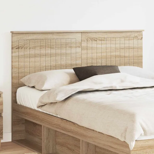 vidaXL Hoofdbord Sonoma Eiken Bewerkt hout Bruin