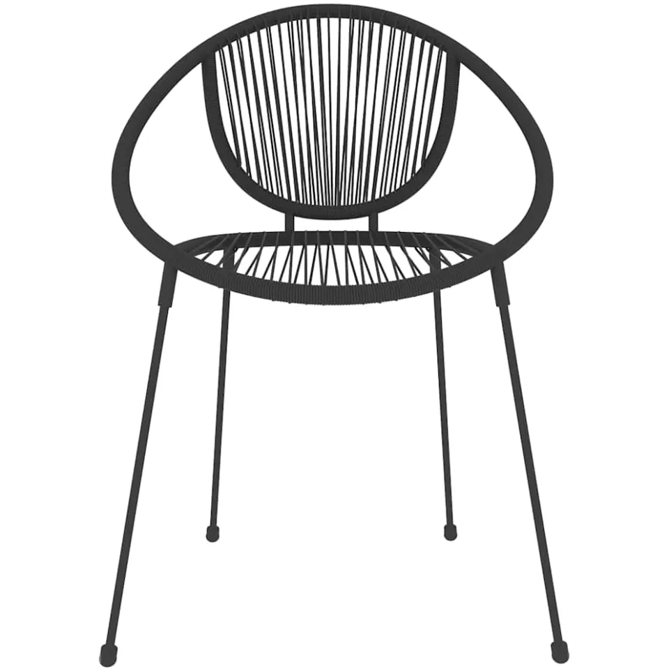 vidaXL 3-delige Tuinset zwart, foto 4