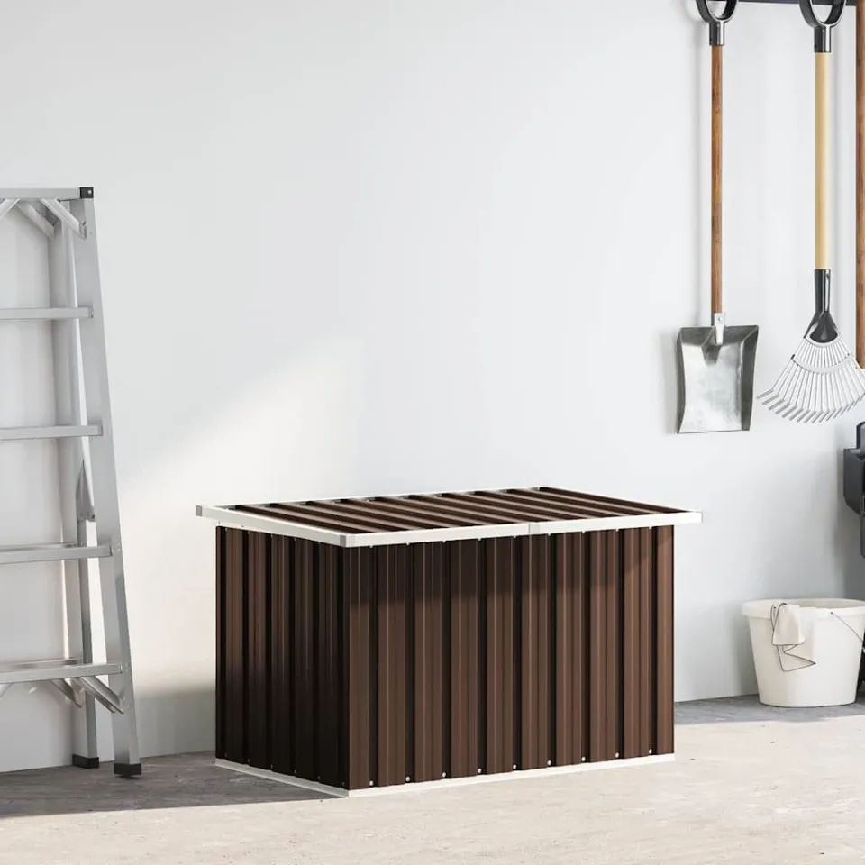vidaXL Tuinbox Bruin 109x67x65 cm, foto 4