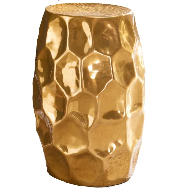 Wohnling Bijzettafel JADA aluminium goud 47 cm hoog - WL5.477 Zie omschrijving