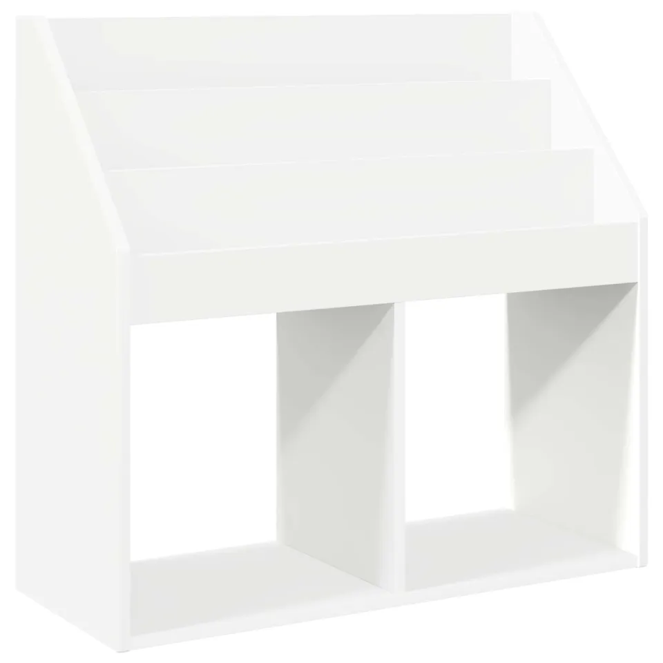 vidaXL Kinderen Boekenkast Wit 72,5 x 29,5 x 69 cm Bewerkt hout, foto 3