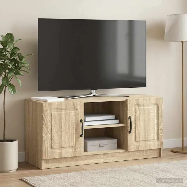 vidaXL TV-kast Sonoma Eiken 102 x 34,5 x 47 cm Bewerkt hout Bruin