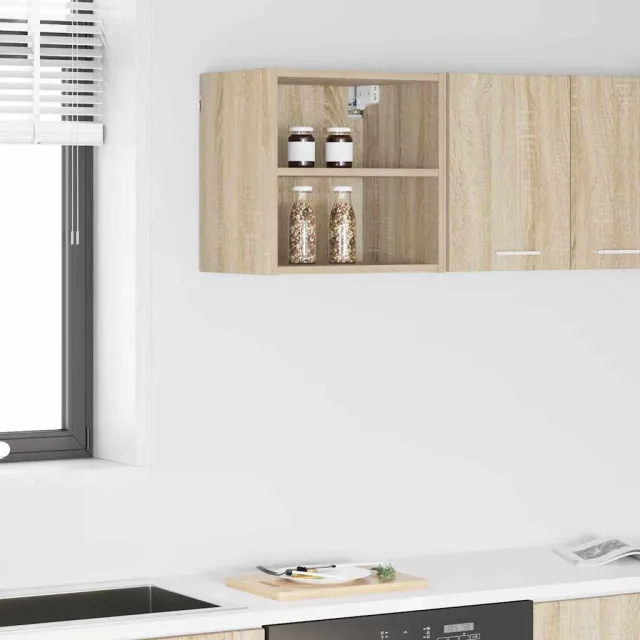 vidaXL Hangkast Sonoma Eiken 40 x 29,5 x 40 cm Bewerkt hout Bruin