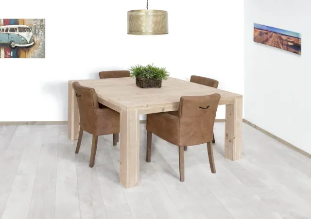 NordXL Steigerhouten vierkante tafel Tampa