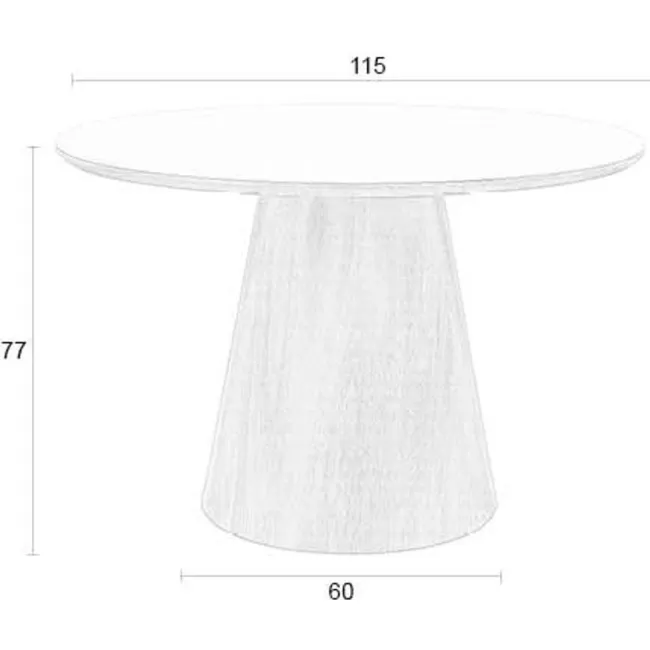 Housecraft Living eetkamertafel Almira bruin, foto 2