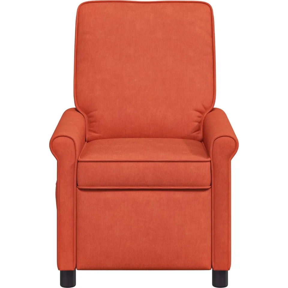 vidaXL Ligstoel Rood-oranje 69 x 95 x 101 cm Stof, foto 4