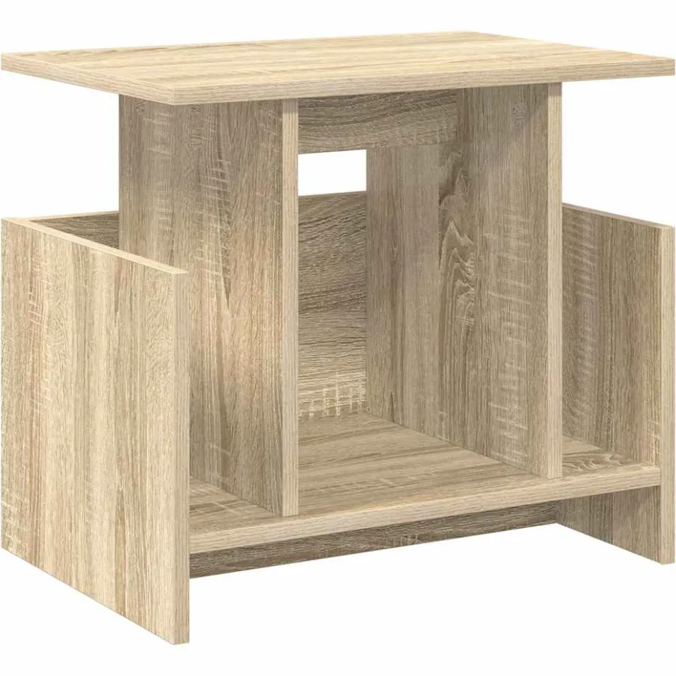 vidaXL TV-standaard 50 x 35 x 45 cm Sonoma Eiken Bewerkt hout, foto 3