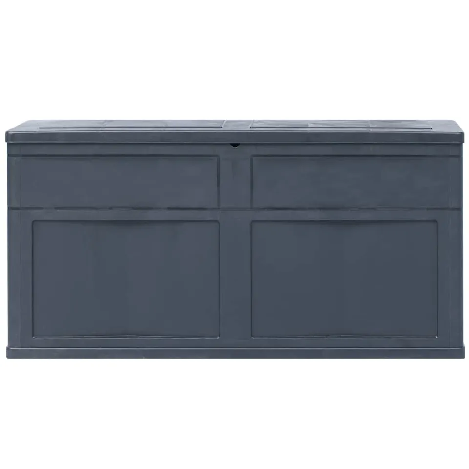 vidaXL Opbergkist 320 L zwart