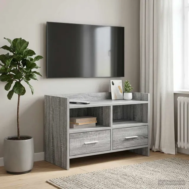 vidaXL TV-kast 71,5 x 33 x 47 cm Grijs Sonoma Bewerkt hout, foto 2