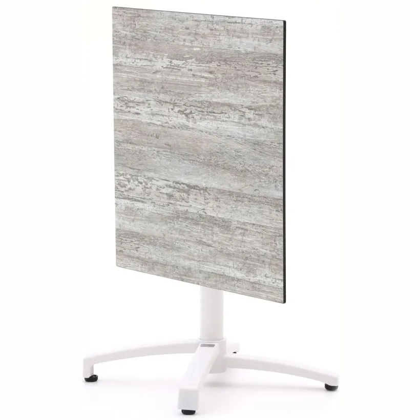 Bellagio tuinmeubelen Bellagio Canzo klaptafel 80x80x73cm wit, foto 3
