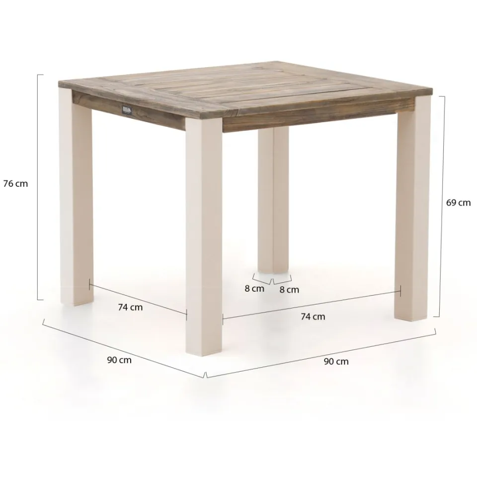 Manifesto Furniture Manifesto Talvullia/ROUGH-S 90cm dining tuinset 3-delig stapelbaar zwart, foto 4