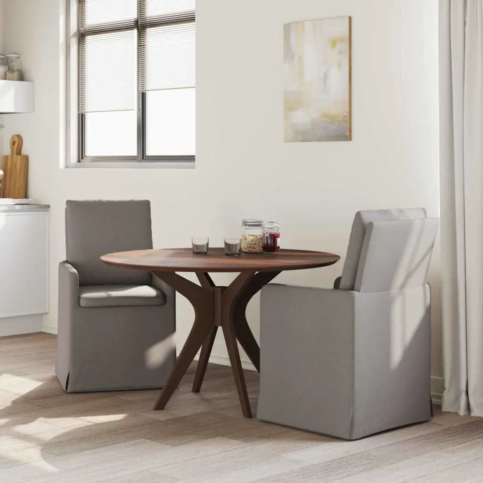 vidaXL Eettafelstoelen 2 st Stof Taupe 57 x 67 x 98 cm, foto 3