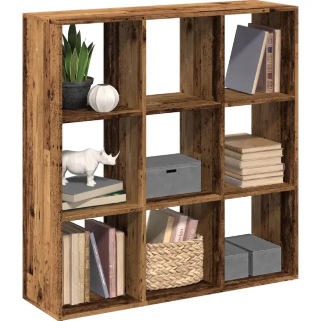 vidaXL Kamerscherm / boekenkast 102x29x103,5 cm hout oud houtkleurig Bruin