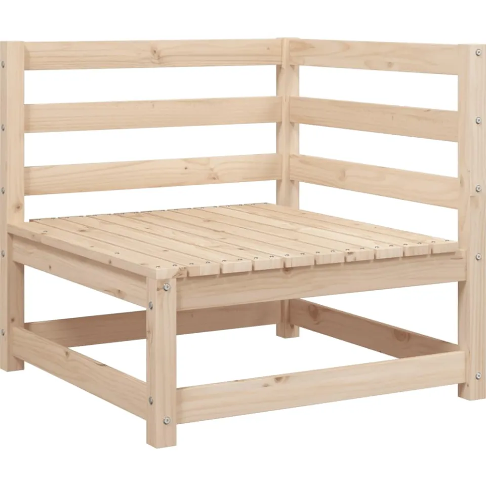vidaXL 12-delige Loungeset massief grenenhout bruin, foto 3