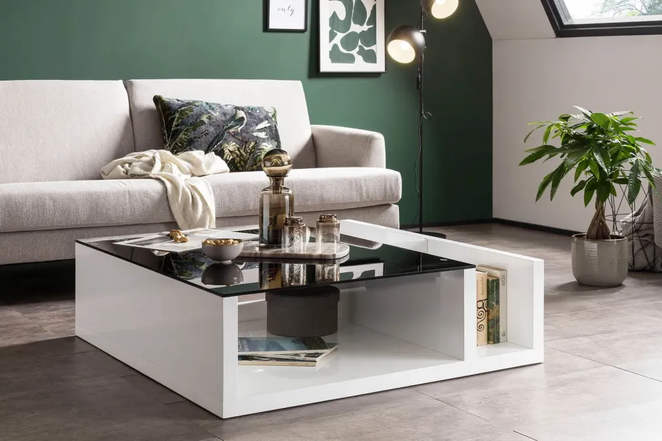 Salontafel Gemma zwart-wit, foto 4