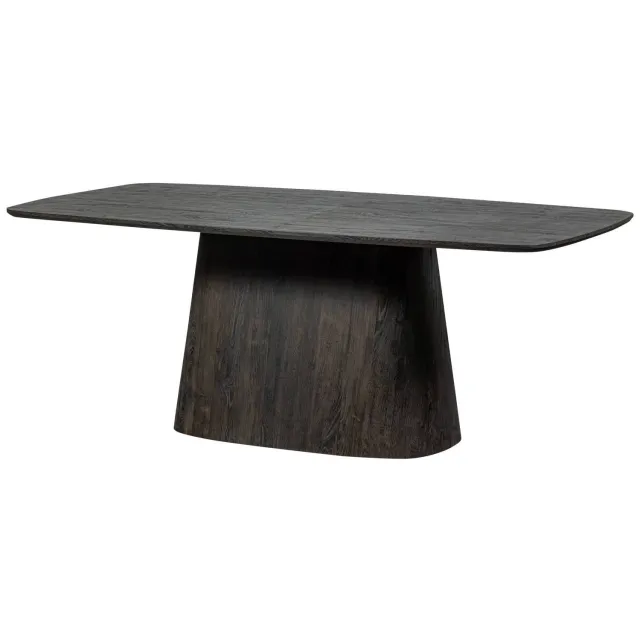 WOOOD Leah Eettafel - MDF - Donkerbruin - 76x200x105 dark brown