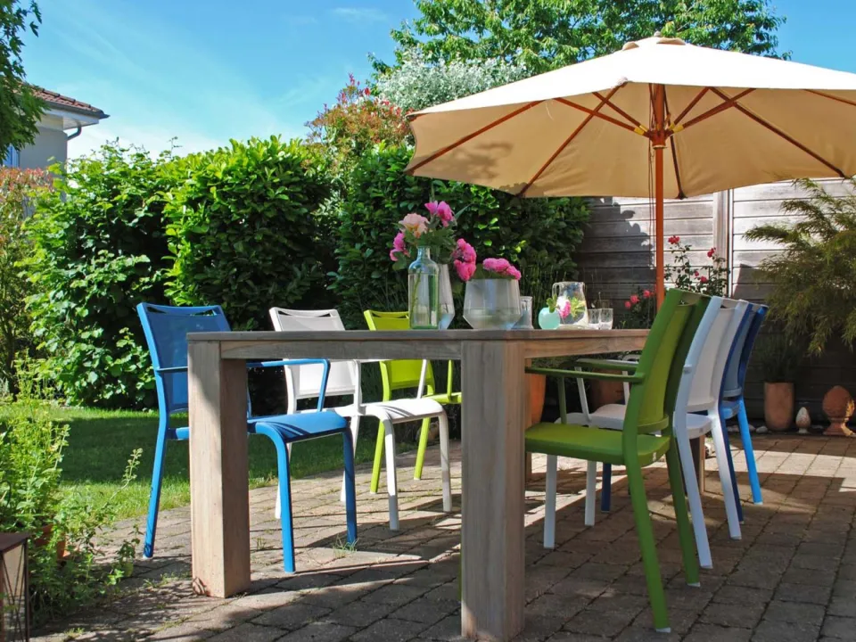 ROUGH Furniture ROUGH-X dining tuintafel 200x100x76cm bruin, foto 4