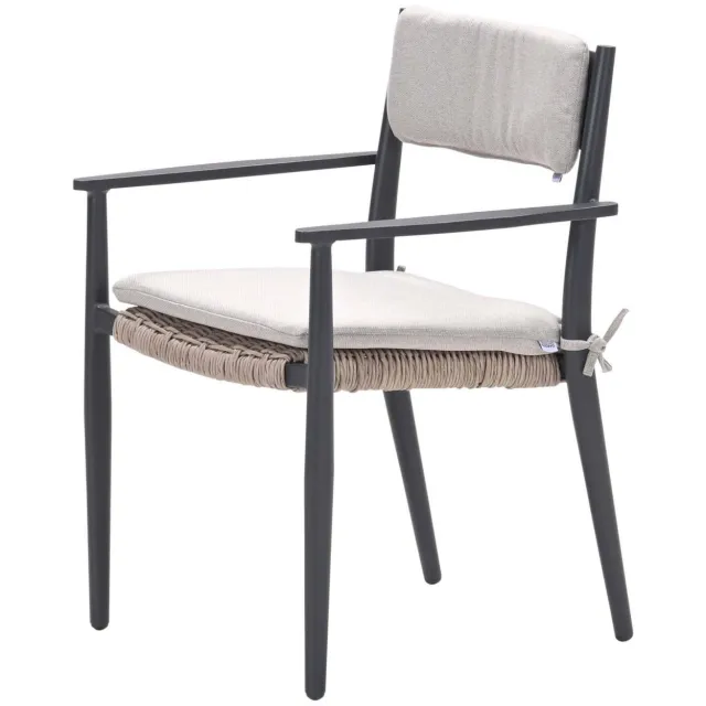 Garden Impressions Parijs dining fauteuil zwart
