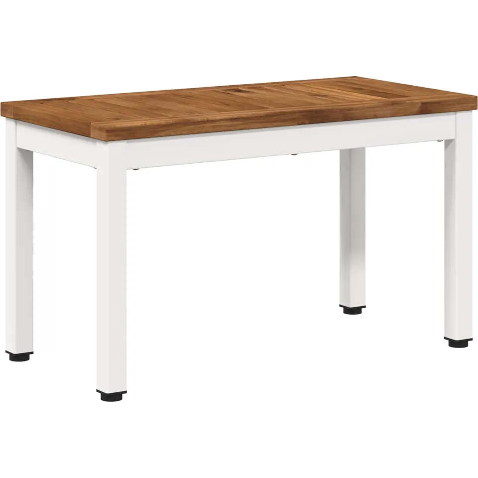vidaXL Salontafel NAARDEN Natuurlijk en Wit 60,5 x 30 x 36 cm, foto 3