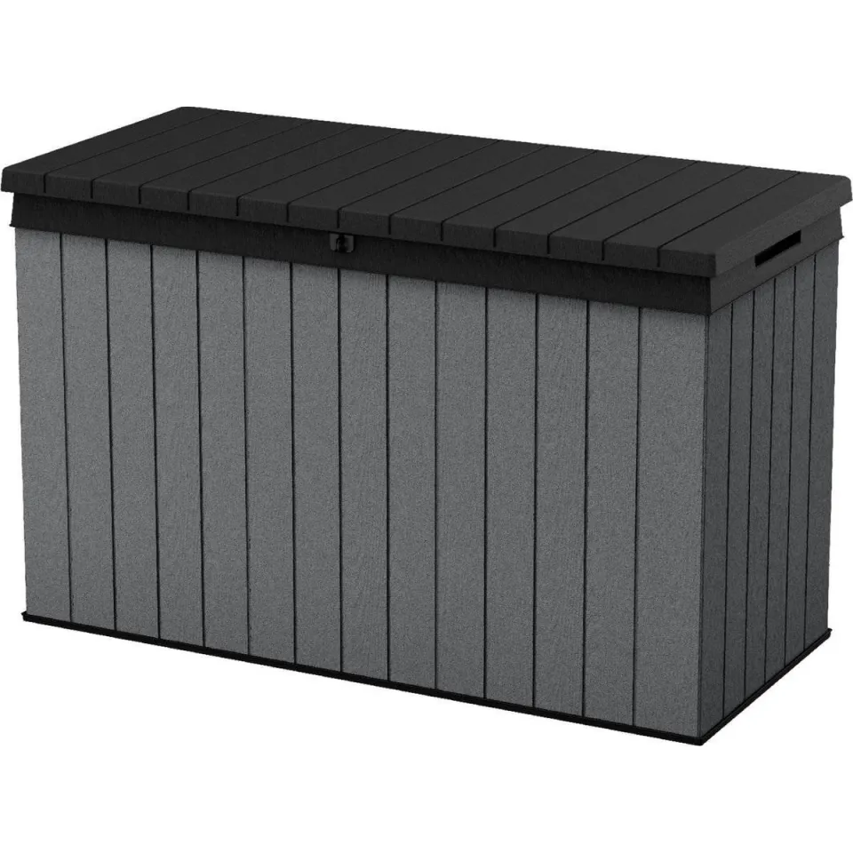 Keter Darwin Opbergbox - 670L - 142,5x65,5x89,52cm - Grijs, foto 3