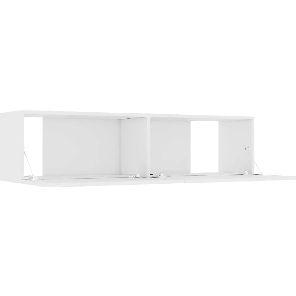 vidaXL Tv-meubel 120x30x30 cm bewerkt hout wit, foto 4