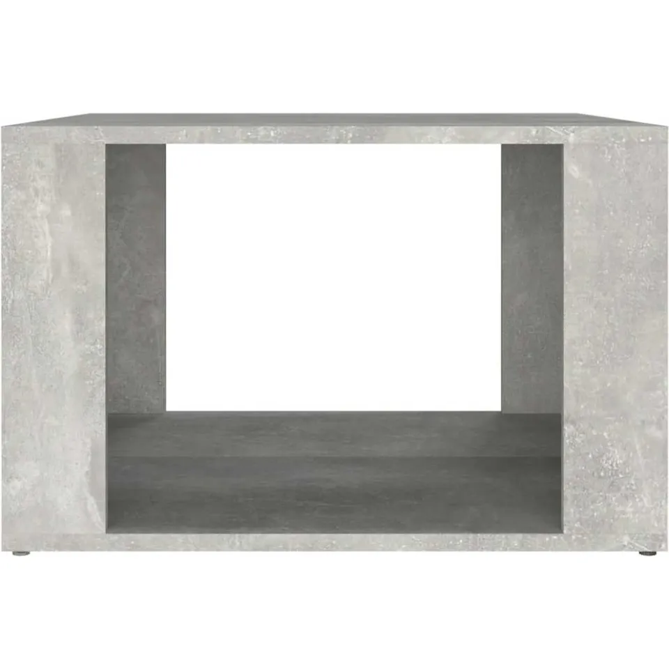 vidaXL Nachtkastje 57x55x36 cm bewerkt hout betongrijs grijs, foto 4