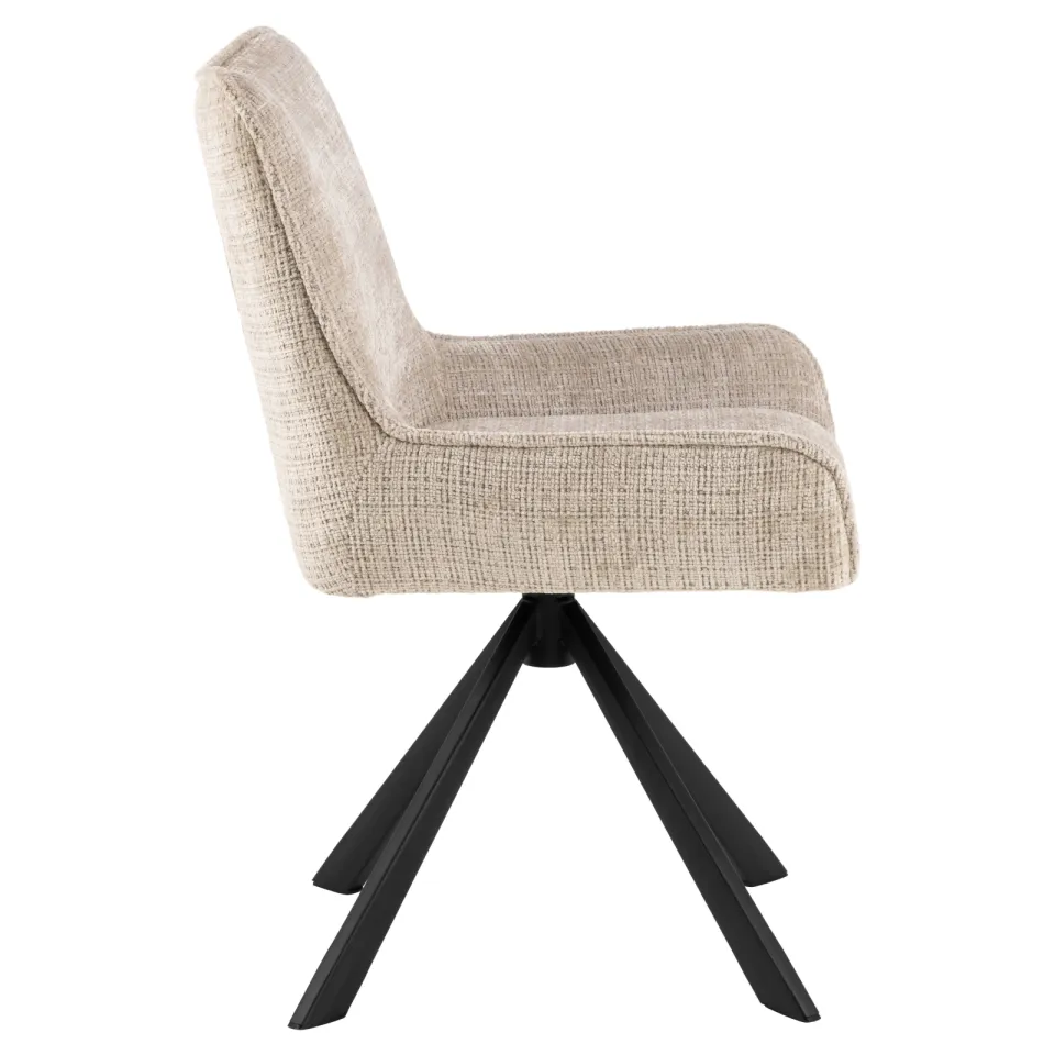 Wehkamp Home Edson eetkamerstoel beige, foto 4