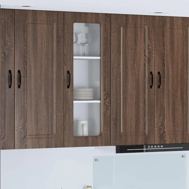 vidaXL Vaatwasserpaneel KALMAR Bruin Eiken 40 x 31 x 100 cm