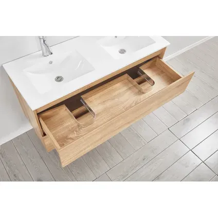 Allibert Badmeubelset Bazil 120cm Met 2 Laden Eiken, foto 4
