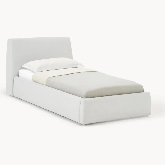 Westwing Collection Eenpersoonsbed Cloud Taupe