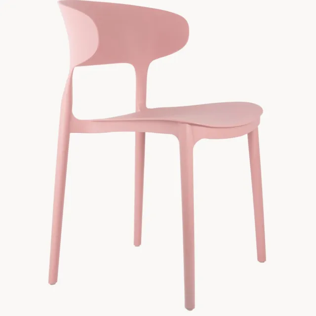Leitmotiv Eetstoelen Fain, 4-delig Dieproze