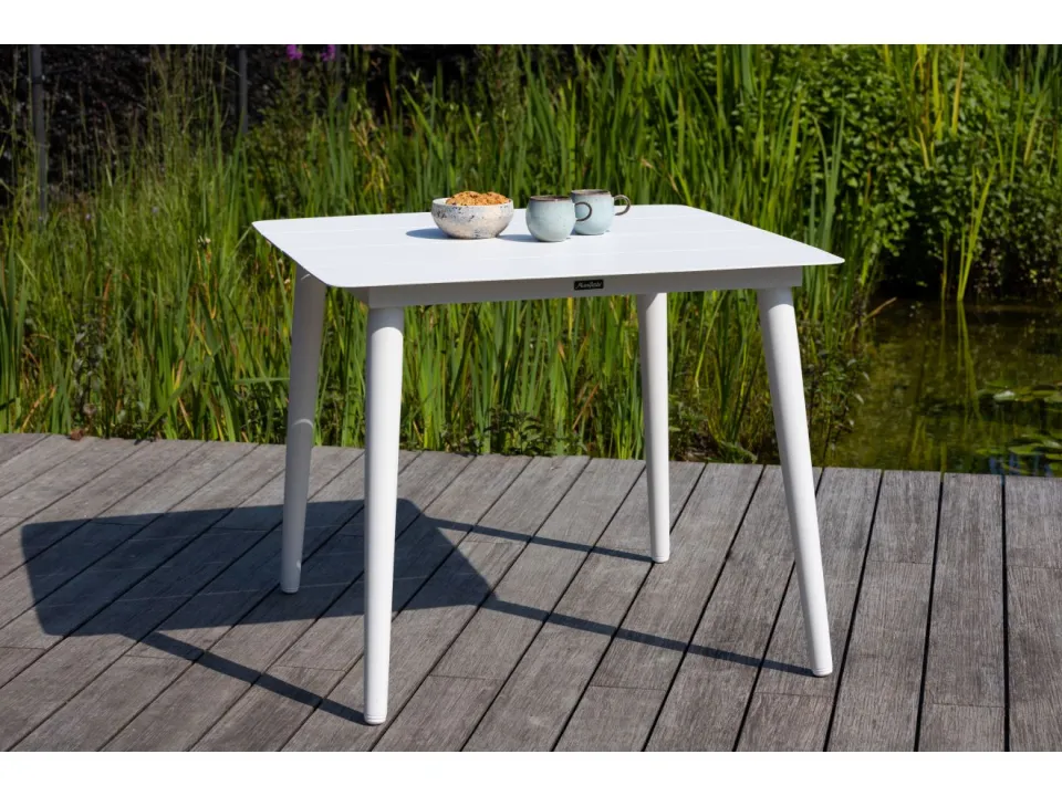 Manifesto Furniture Manifesto Sora dining tuintafel 90x90x74cm wit, foto 4