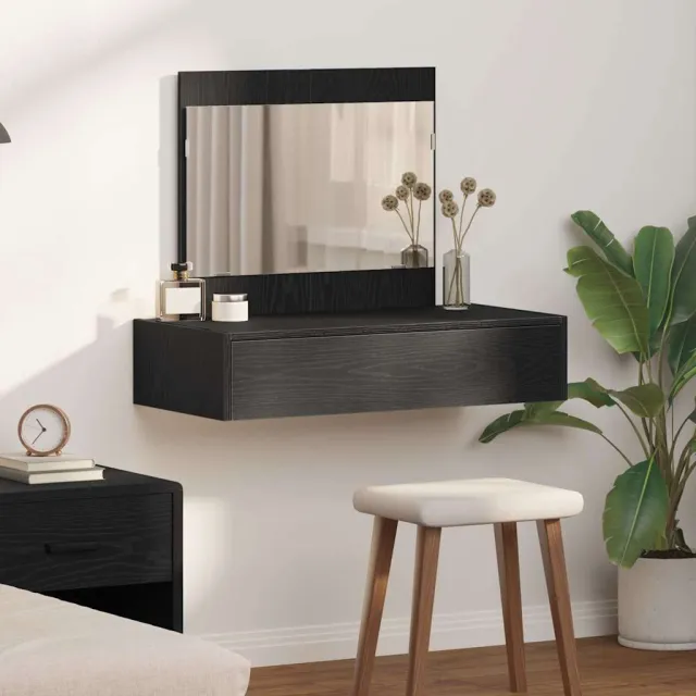 vidaXL Plafondtafel Zwart 83 x 40 x 70 cm Bewerkt hout