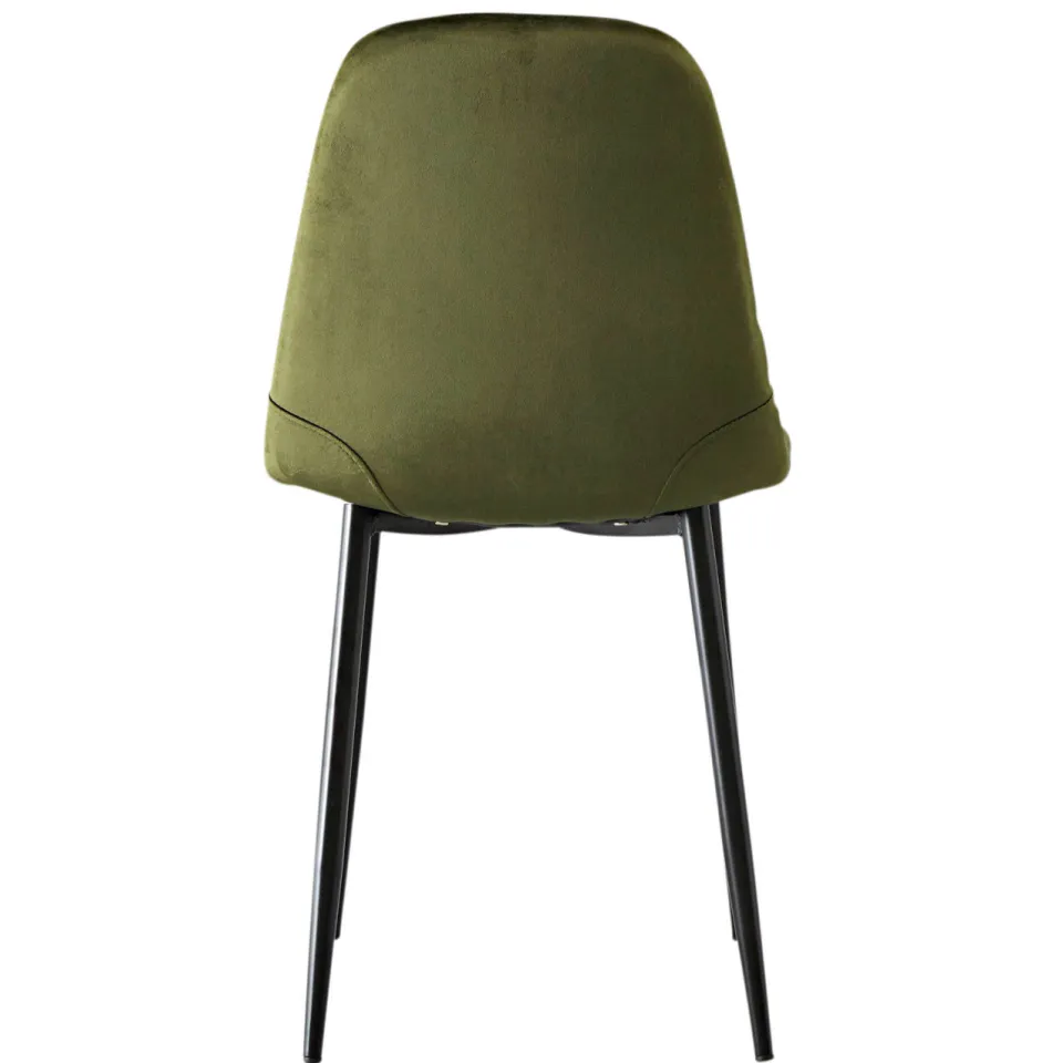 NOUS Living eetkamerstoel Jax (set van 2) groen, foto 4