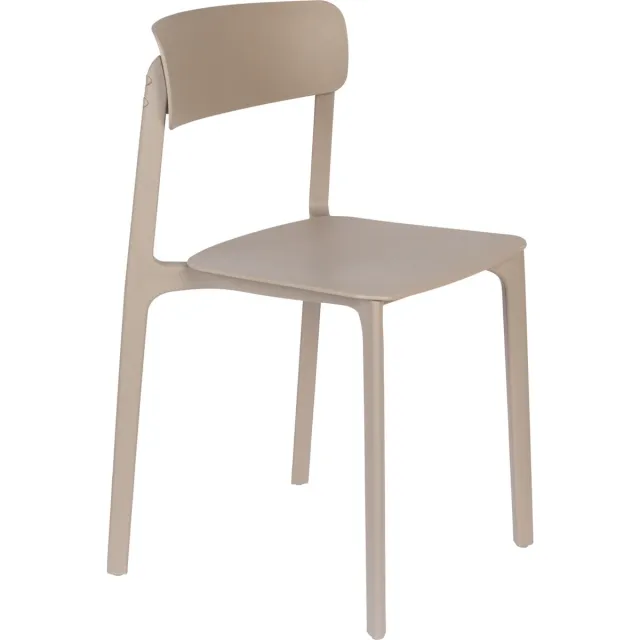 Housecraft Living Clive Tuinstoel/ Eetkamerstoelen Lichtbruin - Set van 4