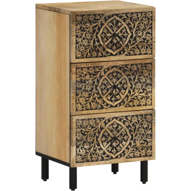 vidaXL Bijzetkast 40x33x75 cm massief mangohout Bruin