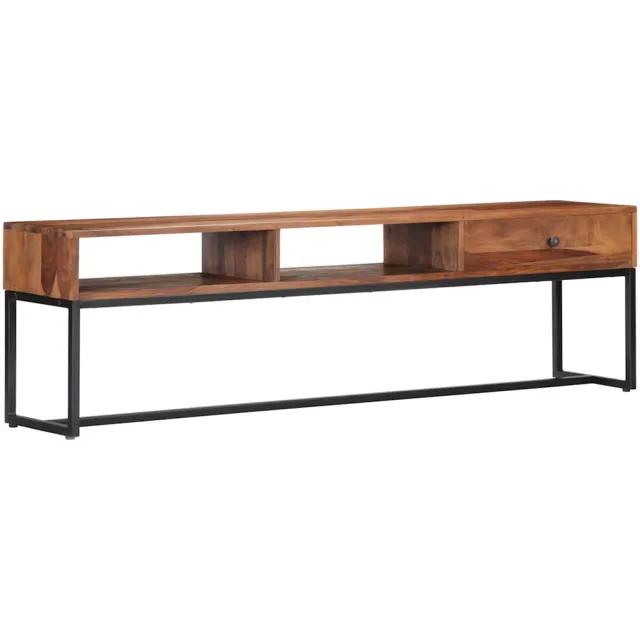 vidaXL Tv-meubel 160x30x45 cm massief acaciahout Bruin