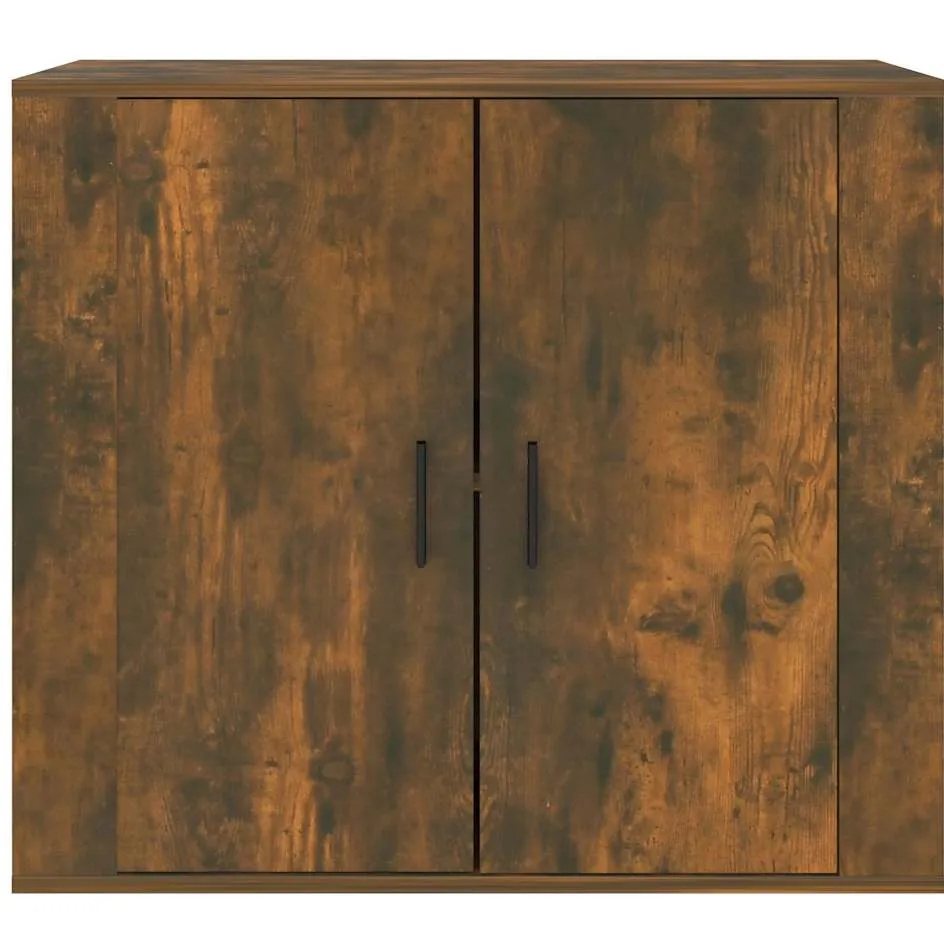 vidaXL Dressoir 80x33x70 cm bewerkt hout gerookt eikenkleurig, foto 4