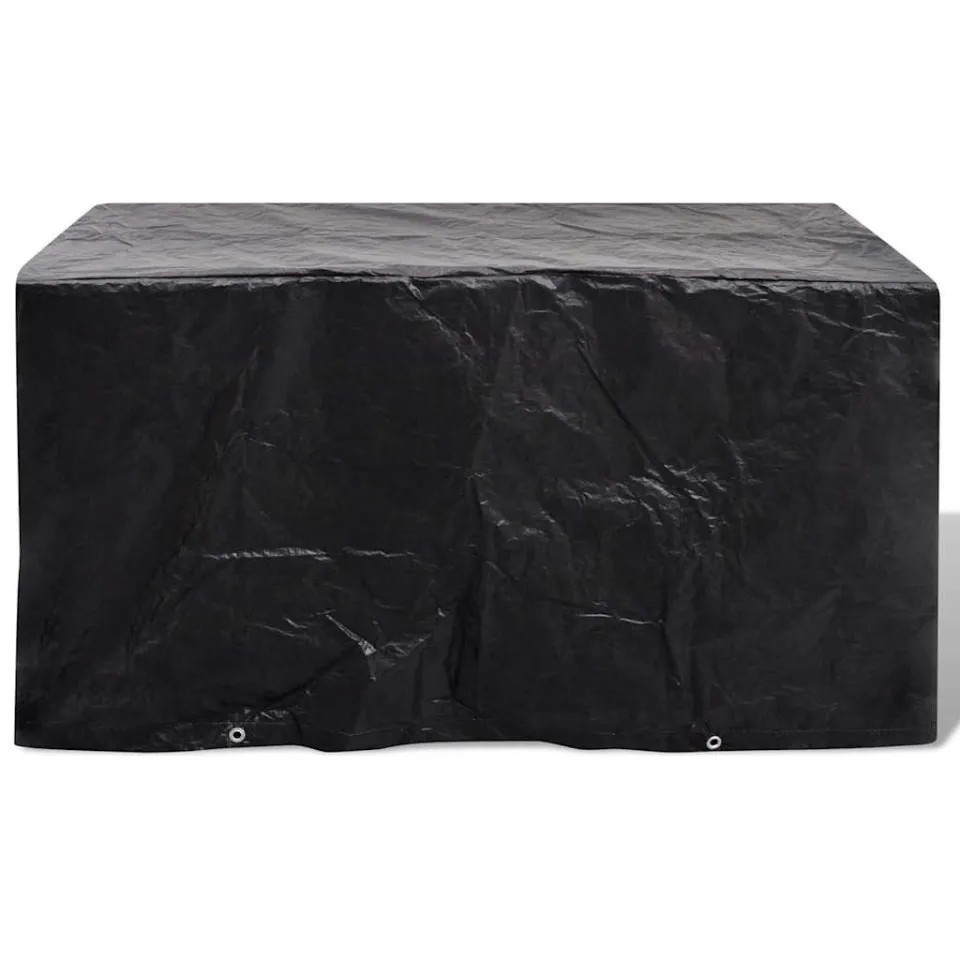 vidaXL Tuinmeubelhoes met 8 oogjes 180x70x90 cm zwart, foto 2