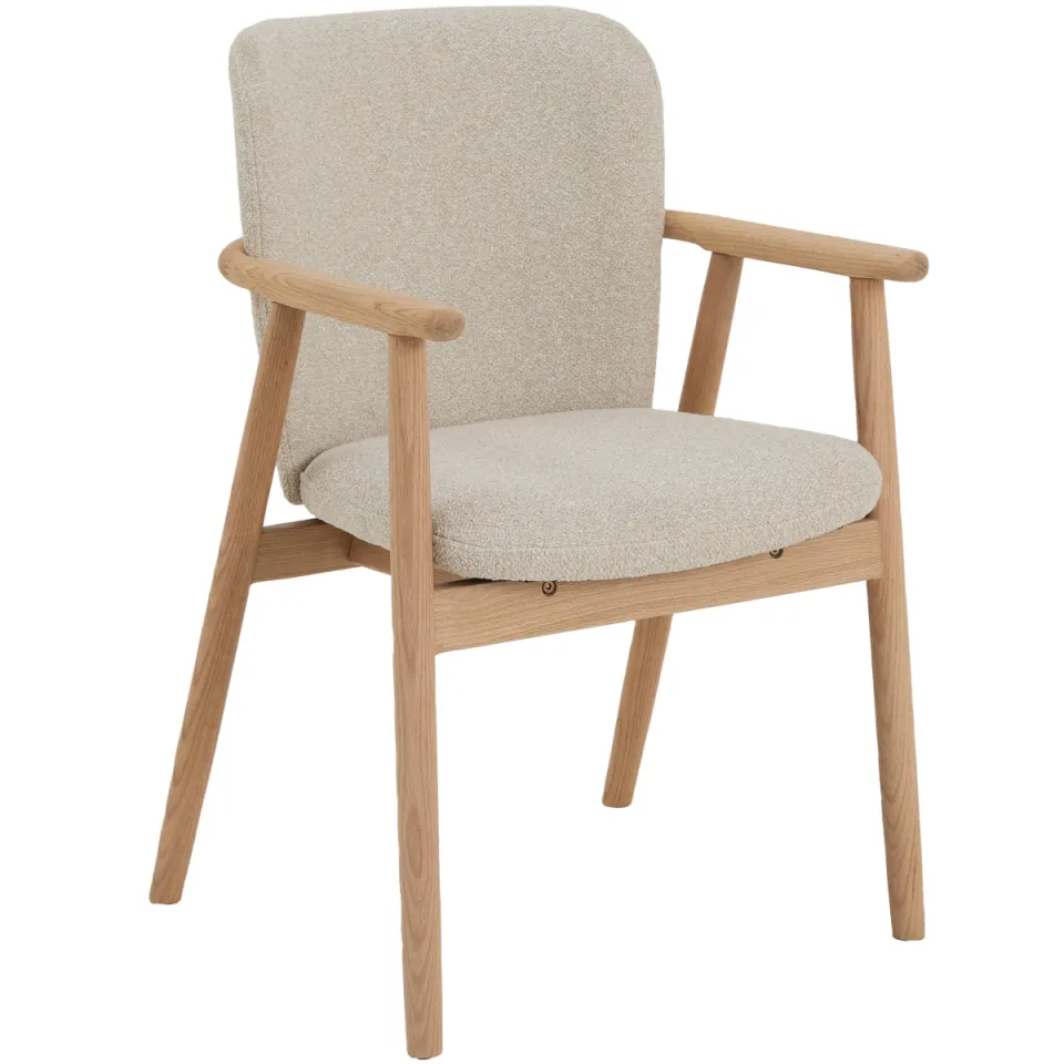 NOUS Living Alien eetkamerstoel beige, foto 3