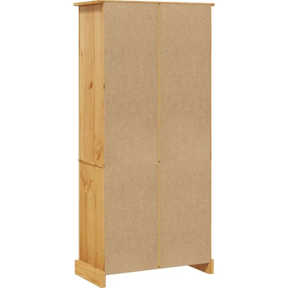 vidaXL Boekenkast met 5 planken Corona-stijl 80x40x170 cm grenenhout bruin, foto 4