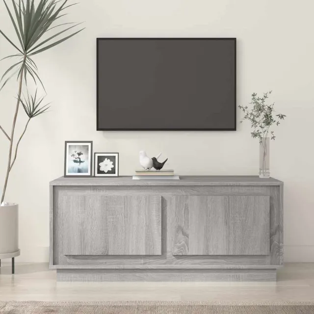 vidaXL Salontafel 102x50x44 cm bewerkt hout grijs sonoma eikenkleurig, foto 2