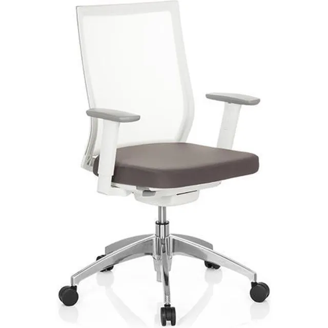 hjh office Professionele bureaustoel ASPEN WHITE hjh OFFICE Grijs/Wit