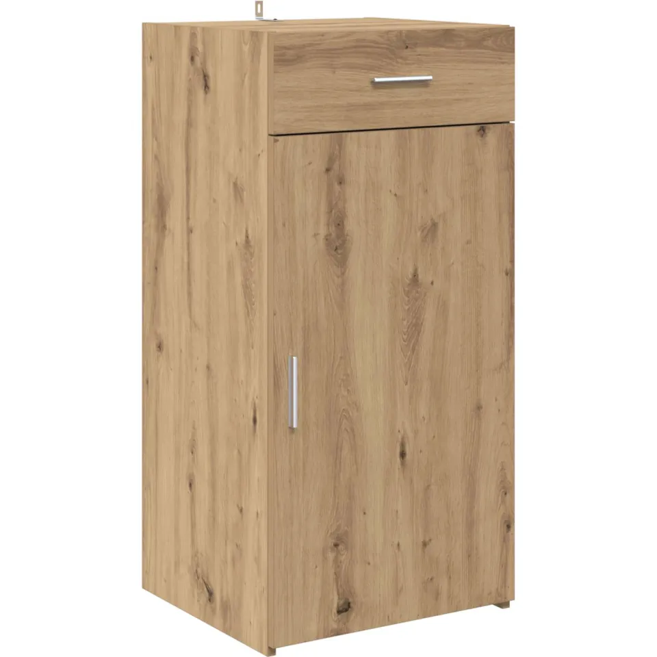 vidaXL Dressoir artisanaal eikenkleurig 45 x 42,5 x 93 cm Bewerkt hout, foto 3