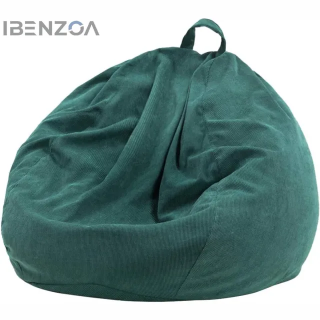 Ibenzoa Zitzak - Premium Corduroy Fluweel - 110x89 cm - Diverse Kleuren
