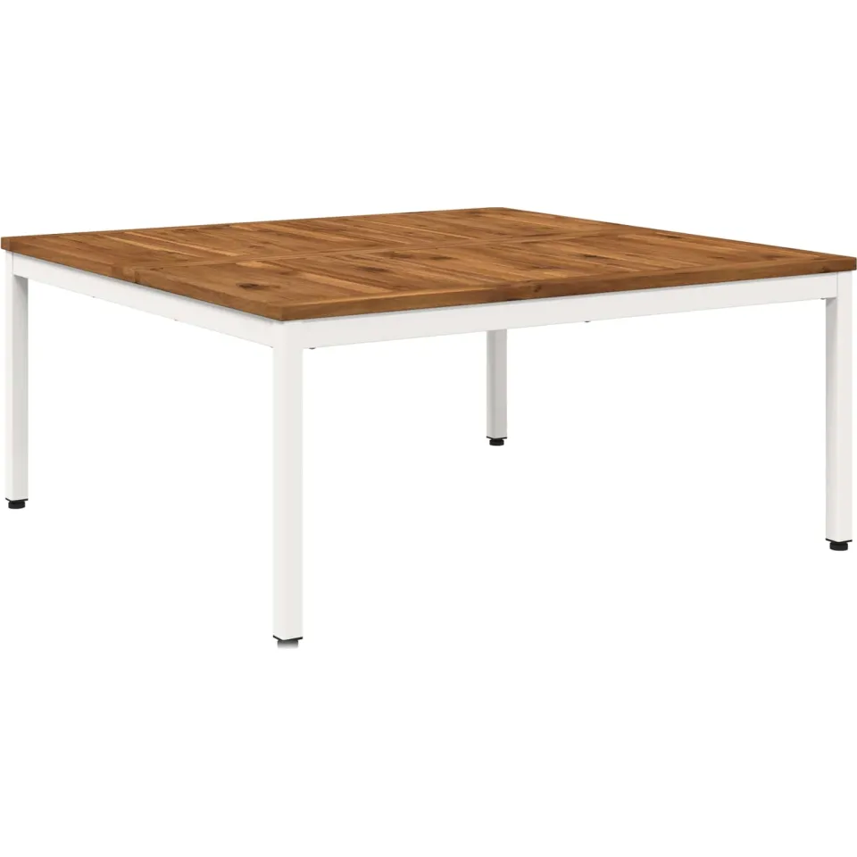 vidaXL Salontafel NAARDEN Natuurlijk en Wit 98 x 100,5 x 45 cm, foto 3