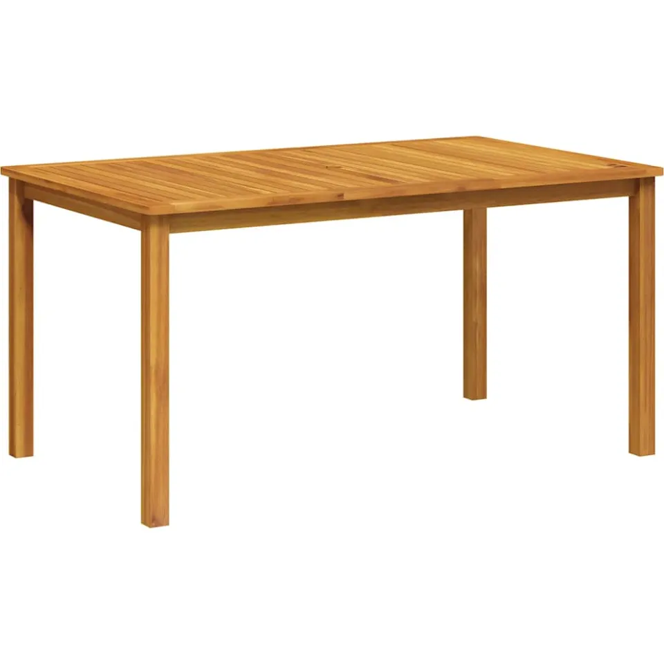 vidaXL Tuintafel 150x90x74 cm massief acaciahout bruin, foto 3